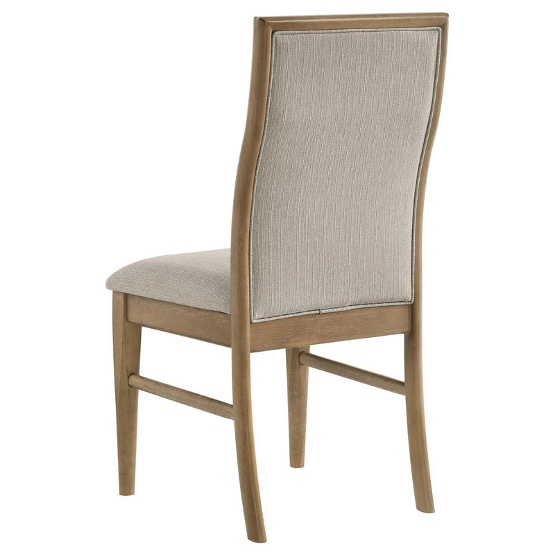 Adina 7-piece Extension Dining Set Distressed Light Brown - 193611-S7