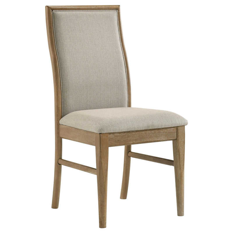 Adina 9-piece Extension Dining Set Distressed Light Brown - 193611-S9