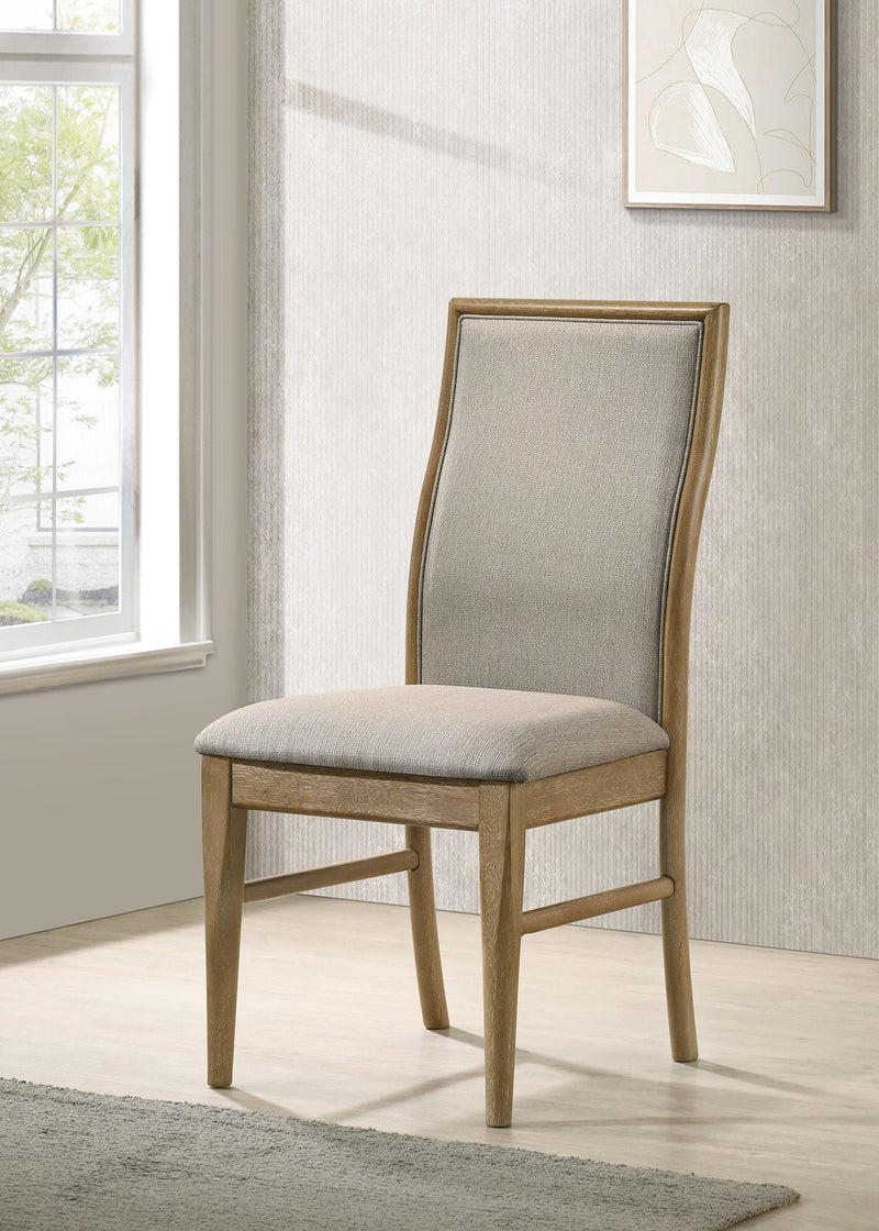 Adina Upholstered Dining Side Chair Barley (Set of 2) - 193612