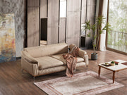 Ahsen 3-pieces (Sofa & 2 Chair) Livingroom Set Beige in Beige - 200-AHS-MODBEIGE-311