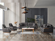 Ahsen 3-pieces (Sofa & Loveseat & Chair) Livingroom in Khaki - 200-ELIF-AHS-MOD-KHA-321