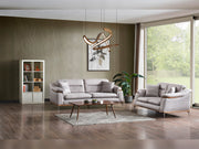 Ahsen 3-pieces (Sofa & Loveseat & Chair) Livingroom in Light Grey - 200-ELIF-AHS-MOD-LGRY-321