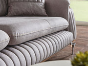 Ahsen 3-pieces (Sofa & Loveseat & Chair) Livingroom Set Light Grey in Light Grey - 200-AHS-MODLGRAY-321