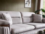 Ahsen 4-pieces (Sofa & Loveseat & 2 Chair) Livingroom Set Light Grey in Light Grey - 200-AHS-MODLGRAY-3211