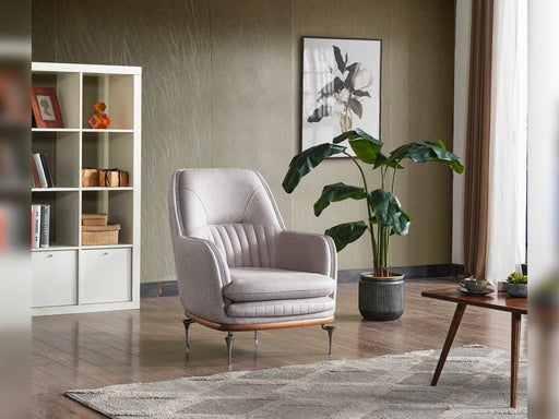 Ahsen Chair in Light Grey - 200-ELIF-AHS-MOD-LGRY-B