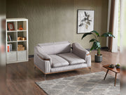 Ahsen Convertible Loveseat in Beige - 200-ELIF-AHS-MOD-BEI-2