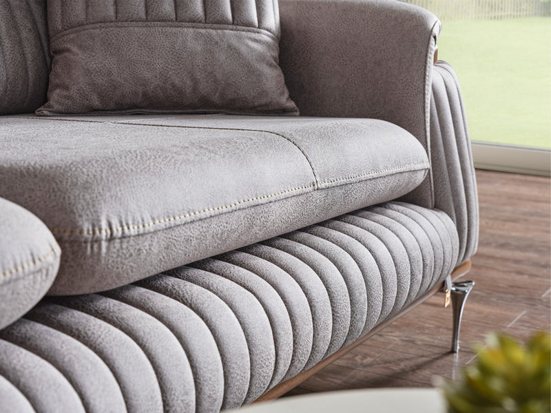 Ahsen Convertible Loveseat in Beige - 200-ELIF-AHS-MOD-BEI-2