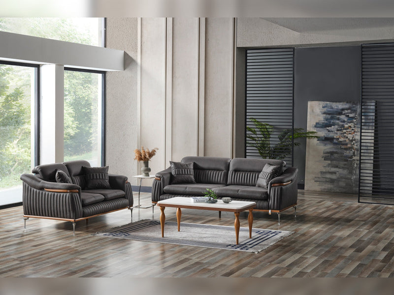 Ahsen Convertible Loveseat in Beige - 200-ELIF-AHS-MOD-BEI-2