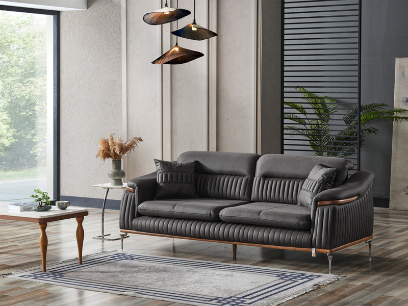 Ahsen Convertible Sofa in Khaki - 200-ELIF-AHS-MOD-KHA-3