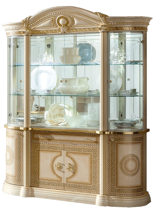 Aida 4 Door China Ivory - i24042 - Lara Furniture
