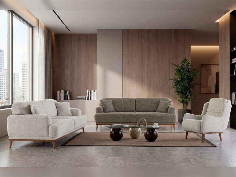 Aida Convertible Sofa in Cream - 200-ZEN-AID-CRE-3