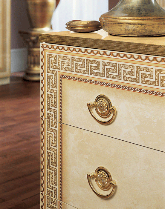 Aida Ivory Vanity Dresser Set Lara Furniture Aida Ivory Vanity Dresser Set Lara Furniture