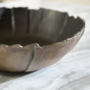 Aidman Black/Antique Gold Finish Bowl - A2000895