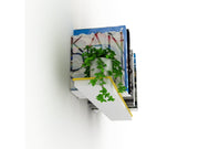 Air Minus Shelf in White-Yellow - 760-AIR-RF160202