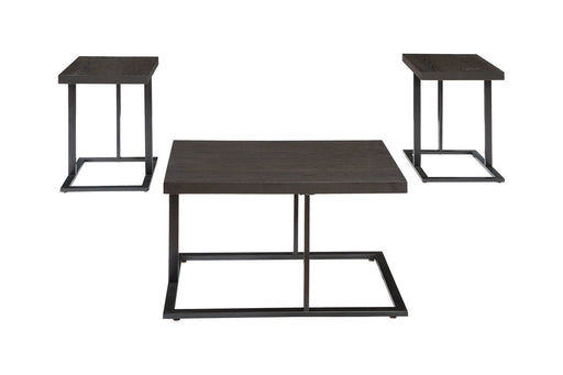 Airdon Bronze Finish Table (Set of 3) - Gate FurnitureOccasional Table Set