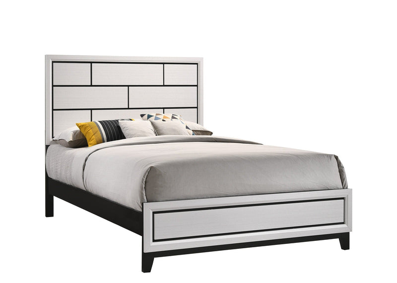 Akerson Chalk Full Panel Bed - Lara FurnitureFull Bed