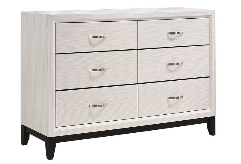 Akerson Chalk White Dresser - Lara FurnitureDresser