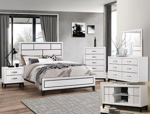 Akerson Chalk White Panel Youth Bedroom Set - Lara FurnitureYouth Bedroom Set