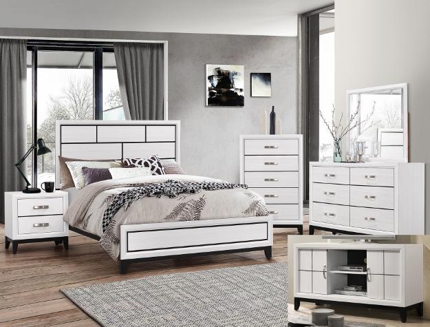 Akerson Chalk White Panel Youth Bedroom Set - Lara FurnitureYouth Bedroom Set