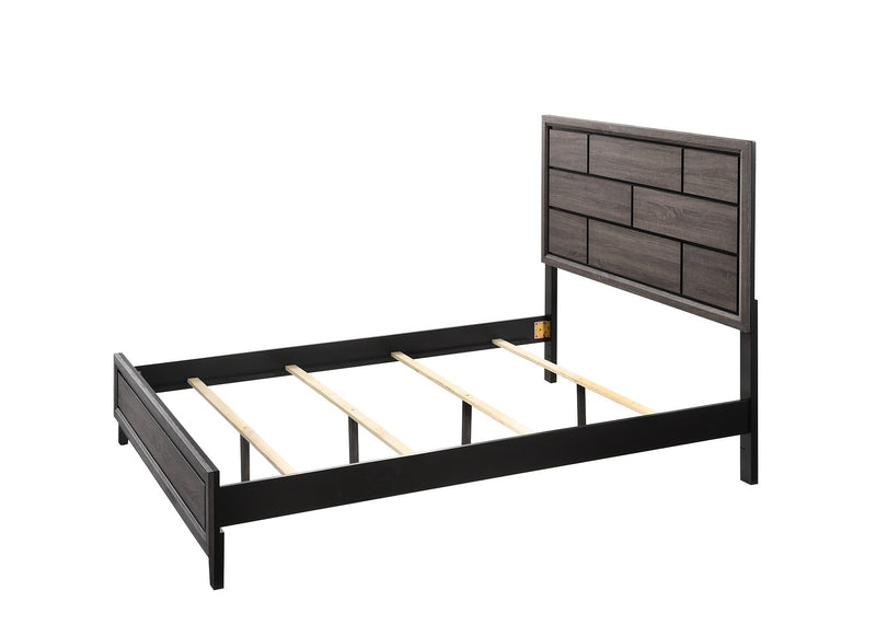 Akerson Gray Panel Bedroom Set - Lara FurnitureBedroom Set