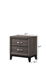 Akerson Gray Panel Bedroom Set - Lara FurnitureBedroom Set