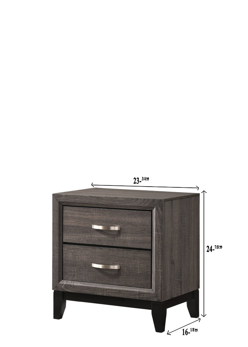 Akerson Gray Panel Bedroom Set - Lara FurnitureBedroom Set