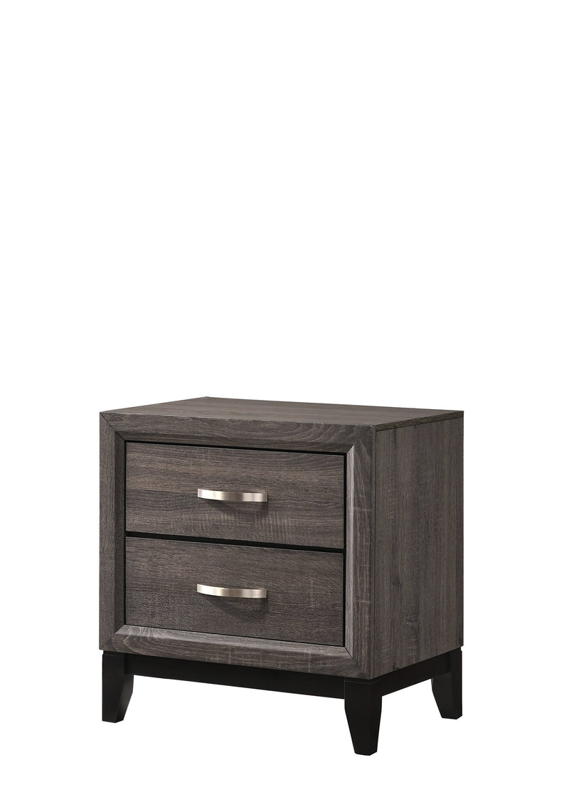 Akerson Gray Panel Bedroom Set - Lara FurnitureBedroom Set