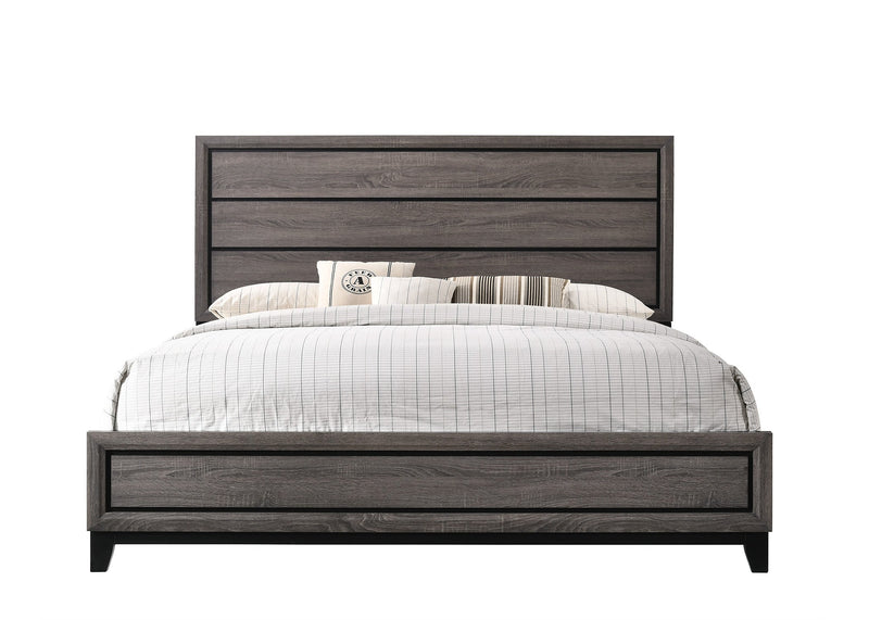 Akerson Gray Panel Bedroom Set - Lara FurnitureBedroom Set