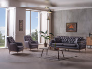 Akik Convertible Loveseat in Anthracite - 200-ELIF-AKI-E113-2