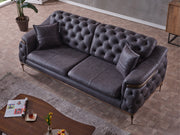 Akik Convertible Loveseat in Anthracite - 200-ELIF-AKI-E113-2