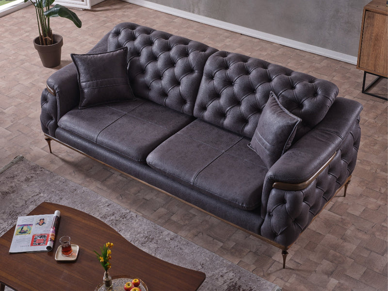 Akik Convertible Loveseat in Beige - 200-ELIF-AKI-E112-2