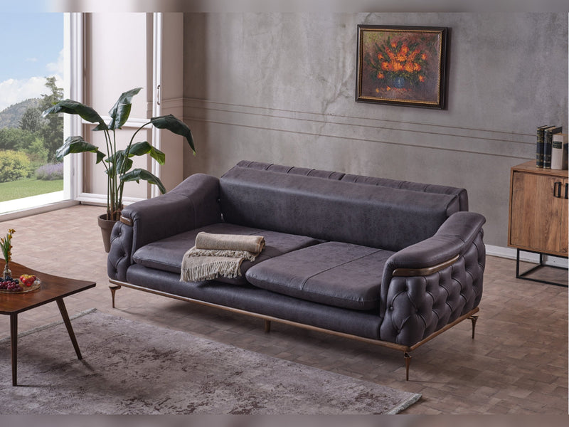 Akik Convertible Sofa in Beige - 200-ELIF-AKI-E112-3