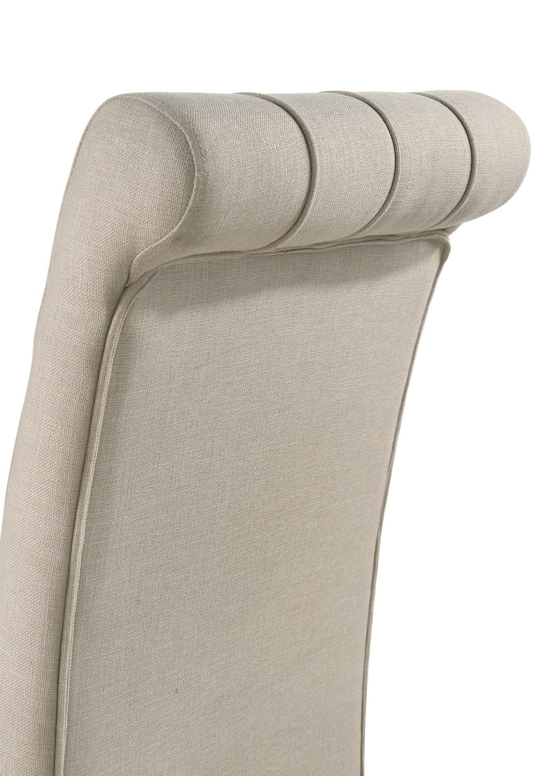 Alana Fabric Upholstered Dining Side Chair Beige (Set of 2) - 190162