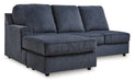 Albar Place Cobalt 2 - Piece RAF Chaise Sectional - Gate FurnitureSectional