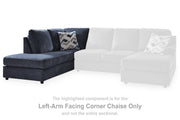 Albar Place Cobalt Left-Arm Facing Corner Chaise - 9530216