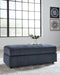 Albar Place Cobalt Oversized Accent Ottoman - 9530208