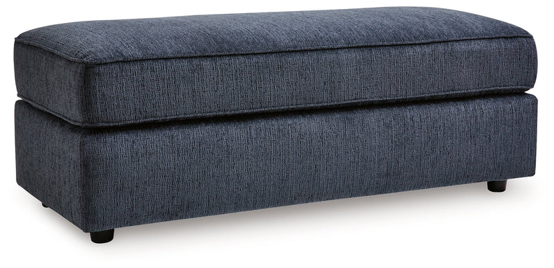 Albar Place Cobalt Oversized Accent Ottoman - 9530208