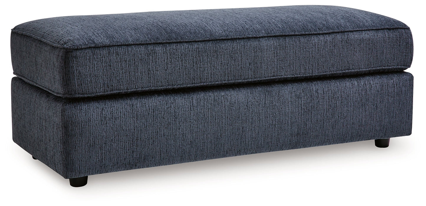 Albar Place Cobalt Oversized Accent Ottoman - 9530208