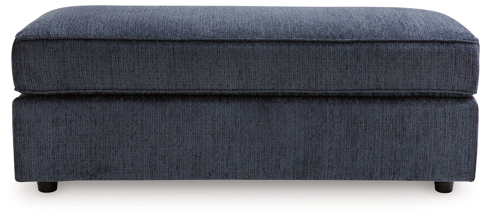 Albar Place Cobalt Oversized Accent Ottoman - 9530208