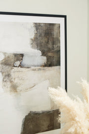 Aldricton Brown/White Wall Art - A8000406