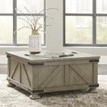 Aldwin Gray Coffee Table with Lift Top - Gate FurnitureCoffee Table