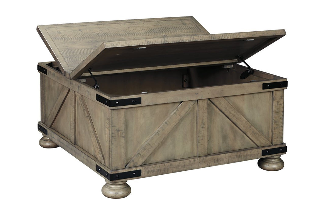 Aldwin Gray Coffee Table with Lift Top - Gate FurnitureCoffee Table