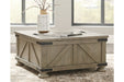 Aldwin Gray Coffee Table with Lift Top - Gate FurnitureCoffee Table