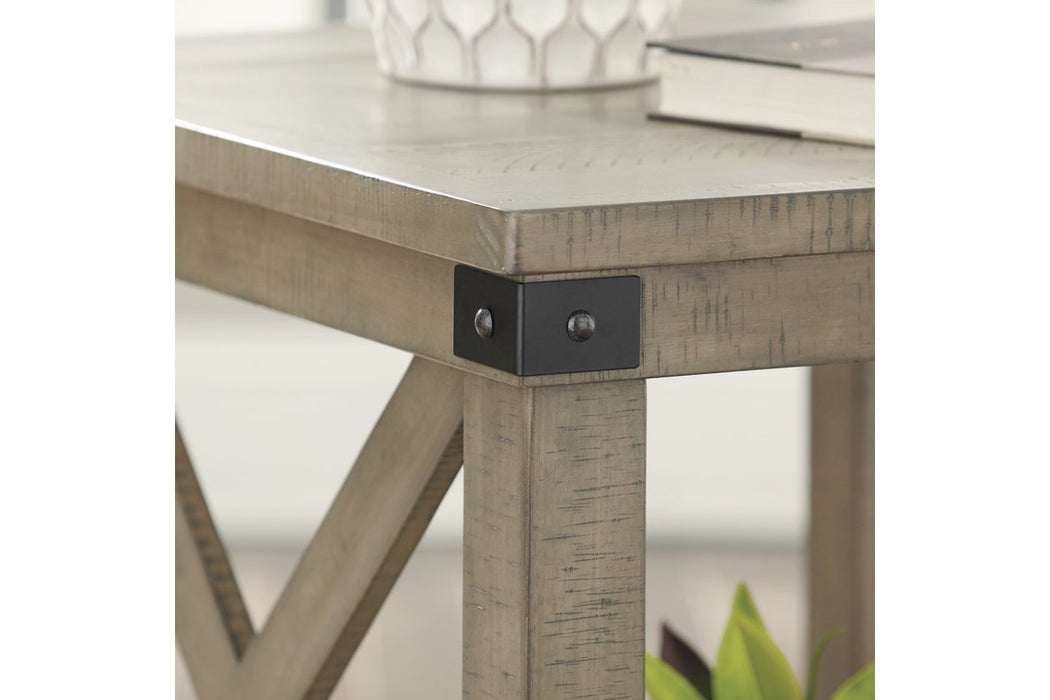 Aldwin Gray End Table - Gate FurnitureEnd Table