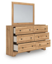 Aleaport Full Panel Bed, Dresser and Mirror - PCB1075B6