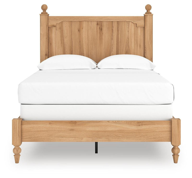 Aleaport Full Panel Bed with Dresser and Chest in Warm Brown - PKG022636