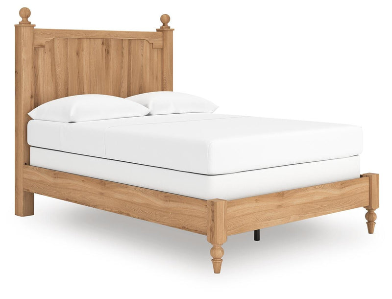 Aleaport Full Panel Bed with Dresser and Chest in Warm Brown - PKG022636