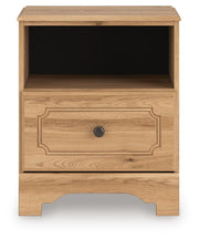 Aleaport King Panel Bed with Chest and Nightstand in Warm Brown - PKG022653