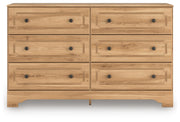 Aleaport King Panel Bed with Dresser and Chest in Warm Brown - PKG022652