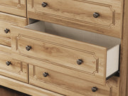 Aleaport King Panel Bed with Dresser and Nightstand in Warm Brown - PKG022658